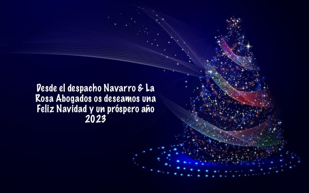 Feliz Navidad y próspero año 2023